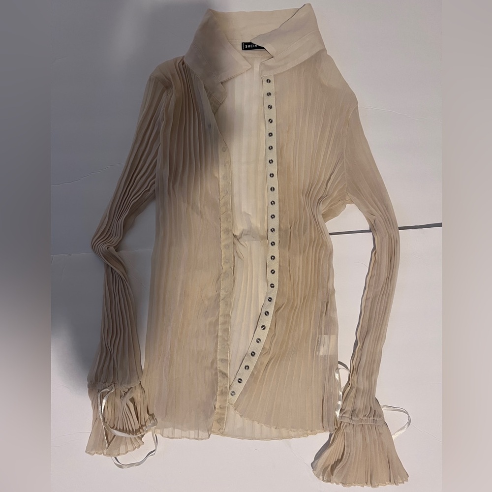 Beige Blouse